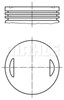 Комплект поршневых колец на 1 цилиндр, STD 44815N0 MAHLE