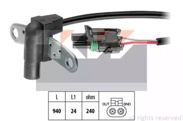 Датчик положения коленчатого вала Volvo 340/360