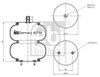 Баллон пневматической рессоры 45759