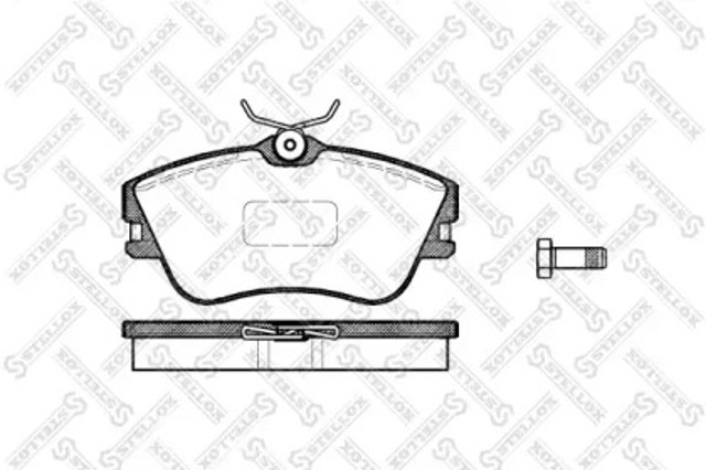 491000BSX STELLOX Колодки тормозные передние дисковые купить в Хмельницкий