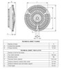 Муфта вентилятора охлаждения 49538 NRF