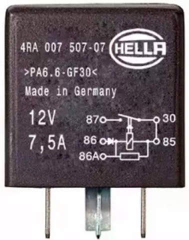Реле топливного насоса 4RA007507071 HELLA