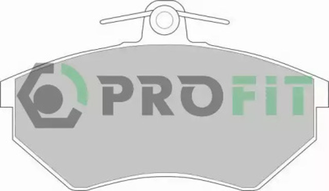 Колодки тормозные передние дисковые 50000775 PROFIT