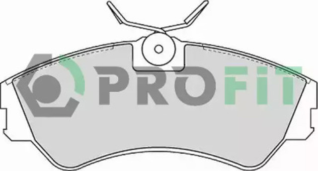Колодки тормозные передние дисковые 50000785 PROFIT