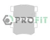 Колодки тормозные дисковые комплект 50000956 PROFIT