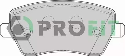 Передние тормозные колодки 50001617 PROFIT