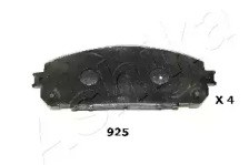 Колодки тормозные передние дисковые 5009925 ASHIKA