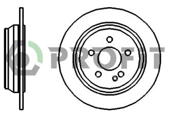 Задний тормозной диск 50101234 PROFIT
