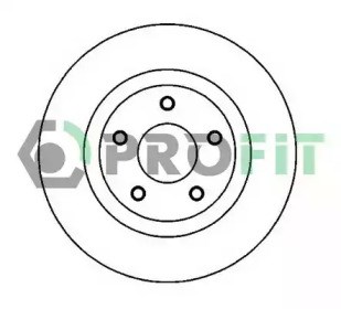 Диск гальмівний передній 50102019 Profit