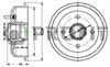 Тормозной барабан 50200024 PROFIT