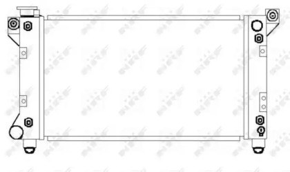 Радиатор 50237 NRF
