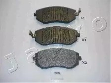 JAPKO 50706 Передние тормозные колодки в наличии Полтава