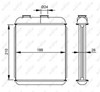 Радиатор отопителя салона 53215 NRF