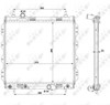 Радиатор водяной 53337 NRF