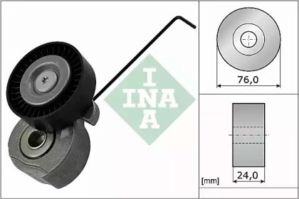 Ролик натяжителя ременя агрегатів 534032410 INA