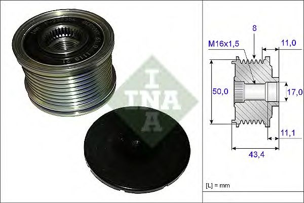 535010810 Шкив генератора купить Житомир