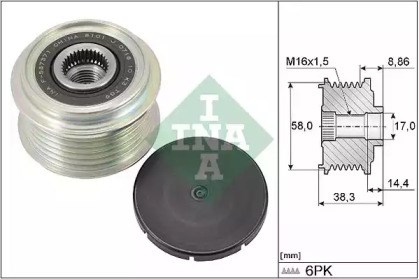 535029610 INA Шкив генератора купить в Черновцы