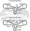 Ремень газораспределительного механизма 5493XS GATES