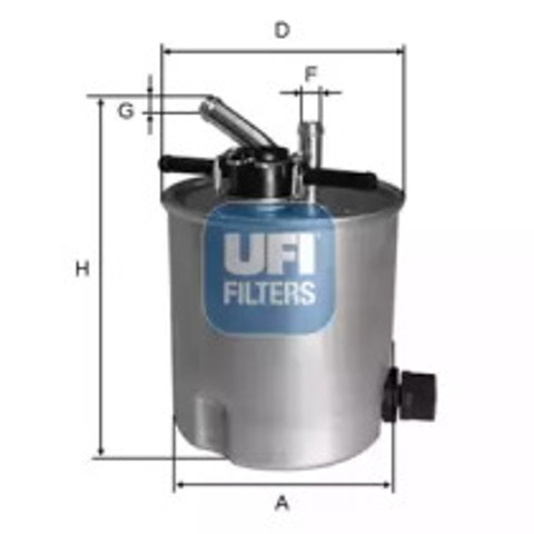 5539400 UFI Фильтр топливный купить в Одесса