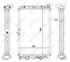 Радиатор охлаждения двигателя 56123 NRF