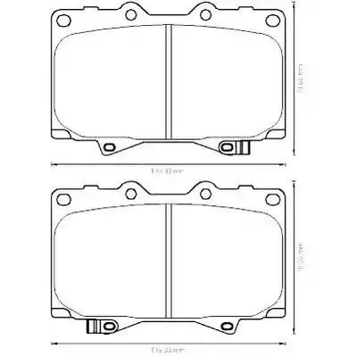 BENDIX 572528J Передние тормозные колодки в наличии Хмельницкий