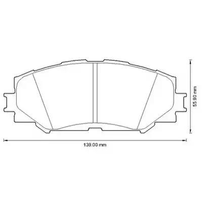 BENDIX 572598J Передние тормозные колодки в наличии Ирпень