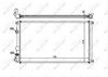 Радиатор системы охлаждения двигателя 58321 NRF