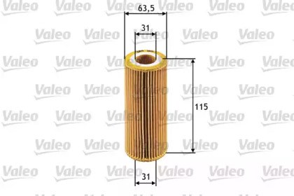 Фильтр масляный ДВС 586511 VALEO