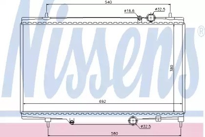 Радиатор основной 61297 NISSENS