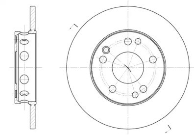 Диск тормозной передний 622100 ROAD HOUSE