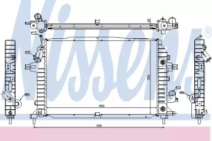 Радиатор 63115A NISSENS