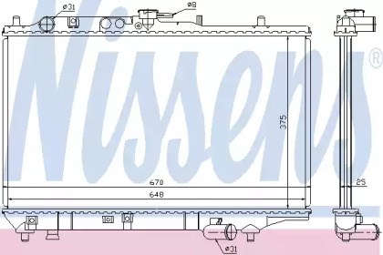 Радиатор 63390 NISSENS