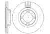 Тормоз дисковый передний 638510 REMSA