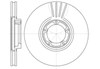 Ротор тормозной 651810 REMSA