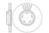 Диск тормозной передний Форд Транзит