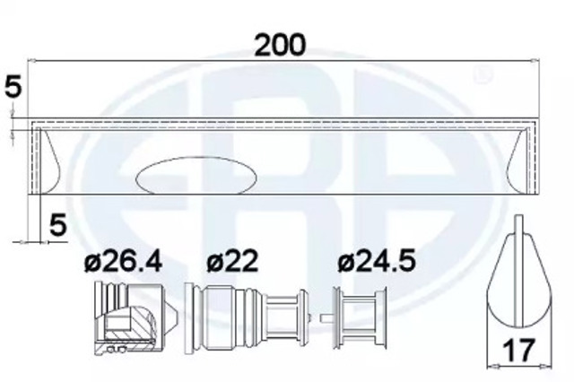 Осушитель кондиционера 668011 ERA