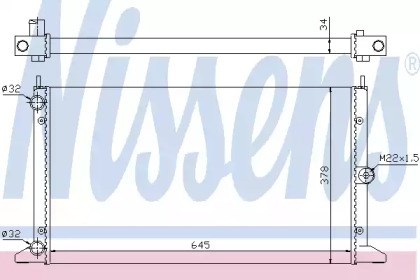 Радиатор 67305 NISSENS