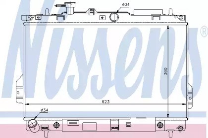 67480 NISSENS Радиатор купить в Ровно