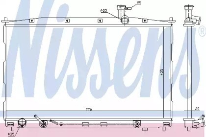 Радиатор 67505 NISSENS