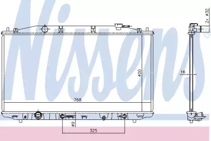 Радиатор 68138 NISSENS