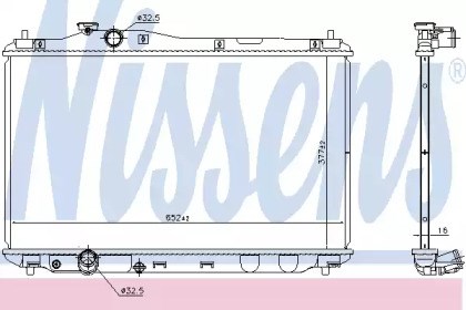 Радиатор 681387 NISSENS