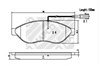 Колодки тормозные дисковые комплект 6847 MAPCO