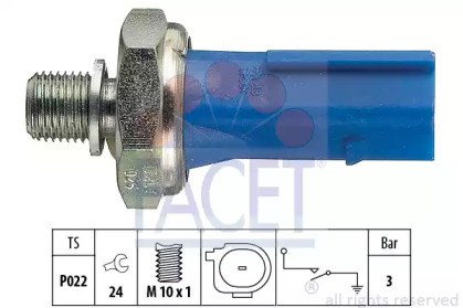 Датчик давления масла двигателя 70212 FACET