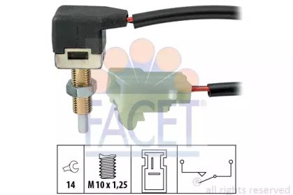 Датчик включения сцепления 71298 FACET