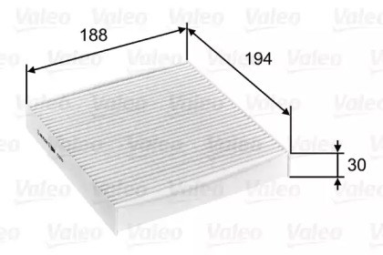 Воздушный фильтр салона 715755 VALEO