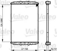 Радиатор системы охлаждения двигателя 733509 VALEO