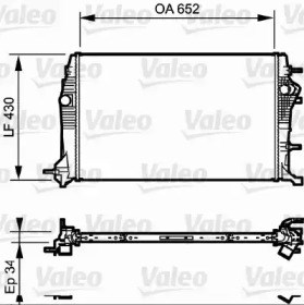 Радиатор охлаждения Renault Scenic GRAND 3
