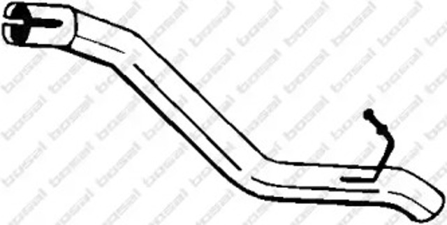 Глушитель выхлопных газов конечный 750235 BOSAL