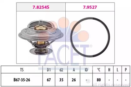 Авто термостат 78254 FACET