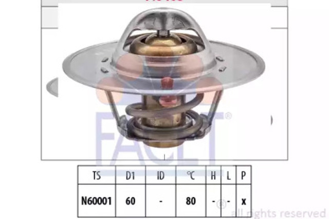 Термостат в сборе 78465S FACET